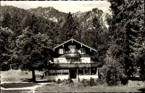 Ak Neuhaus Schliersee in Oberbayern, Pension Bergfrieden, Josefstalerstraße 12