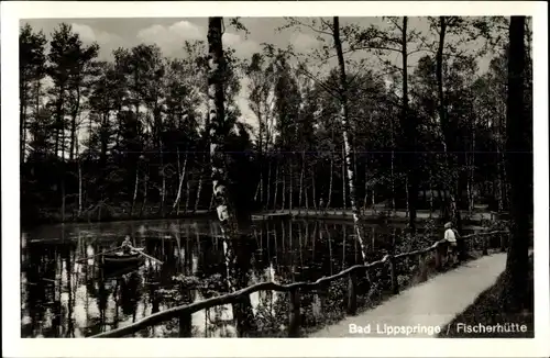 Ak Bad Lippspringe in Westfalen, Fischerhütte