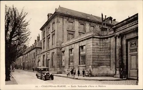 Ak Chalons sur Marne, École Nationale d' Arts et Métiers