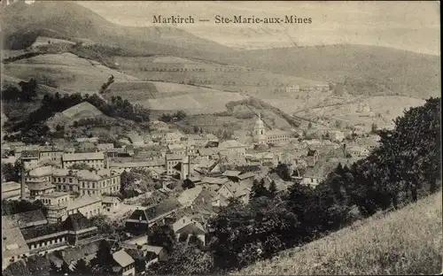 Ak Sainte Marie aux Mines Markirch Elsass Haut Rhin, Panorama