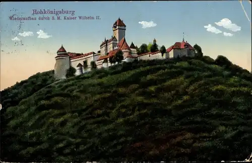 Ak Orschwiller Orschweiler Elsass Bas Rhin, Hohkönigsburg, Haut Kœnigsbourg