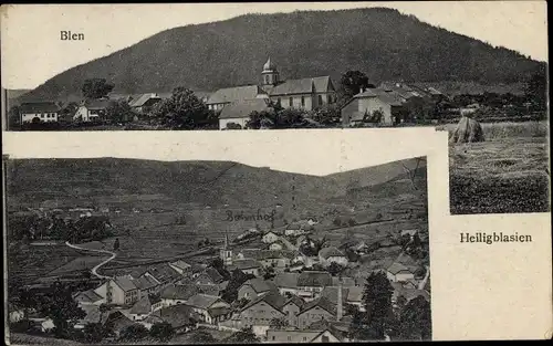 Ak Saint Blaise la Roche Heiligblasien Elsass Bas Rhin, Ortsansicht, Panorama