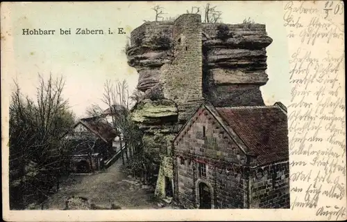 Ak Saverne Zabern Elsass Bas Rhin, Château du Haut-Barr, Burg Hohbarr