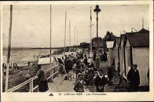 Ak Lion sur Mer Calvados, les Promenades