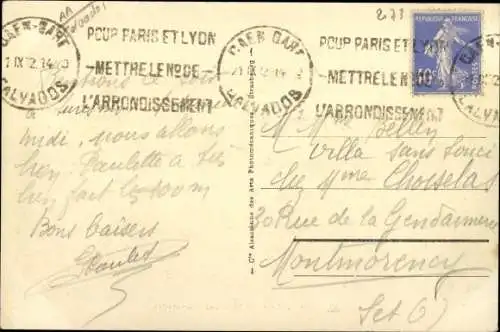 Ak Lion sur Mer Calvados, les Promenades