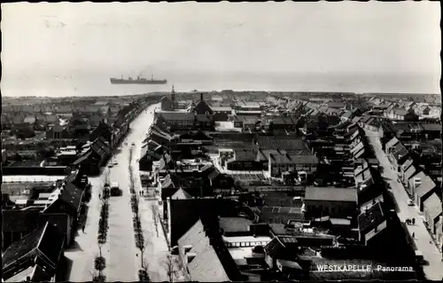 Ak Westkapelle Walcheren Zeeland, Panorama