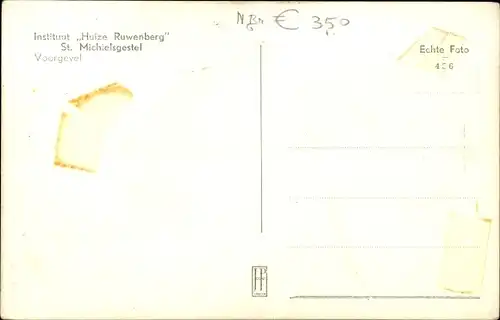 Ak Sint Michielsgestel Nordbrabant Niederlande, Instituut Huize Ruwenberg, Voorgevel