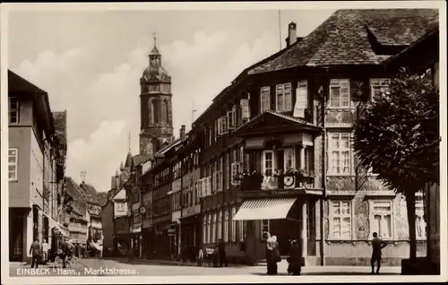 Ak Einbeck in Niedersachsen, Marktstraße