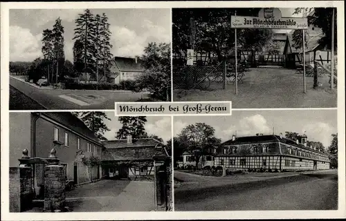 Ak Mörfelden Walldorf in Hessen, Mönchbruch, Gaststätte Mönchbruchmühle