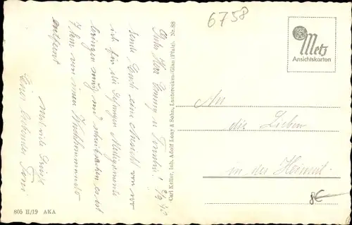 Ak Lauterecken in der Pfalz, Gesamtansicht