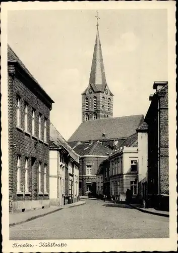 Ak Straelen am Niederrhein, Kuhstraße, Kirchturm