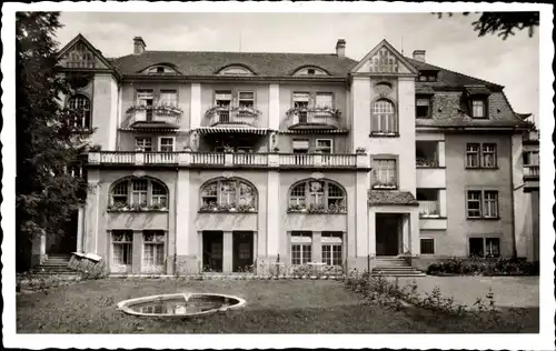 Ak Obersasbach Sasbach Baden in der Ortenau, Kurhaus Marienheim Erlenbad