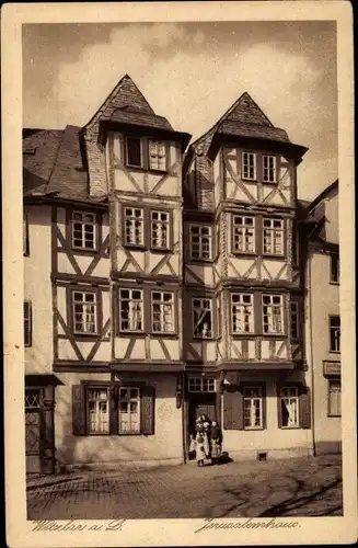 Ak Wetzlar an der Lahn, Jerusalemhaus