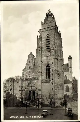 Ak Wetzlar an der Lahn, Dom mit Heidenturm