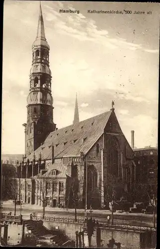 Ak Hamburg Eimsbüttel Lokstedt, Katharinenkirche