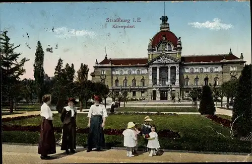 Ak Strasbourg Straßburg Elsass Bas Rhin, Kaiserpalast