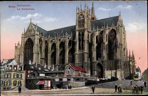 Ak Metz Moselle, Kathedrale
