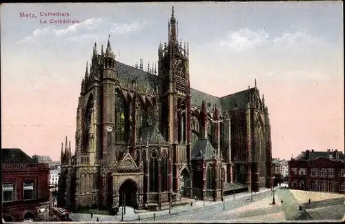Ak Metz Moselle, Kathedrale