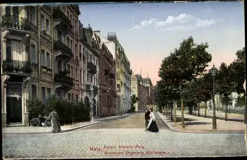 Ak Metz Moselle, Kaiser Wilhelm Ring