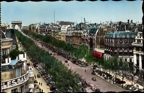 Ak Paris VIII. Arrondissement Élysée, L'Avenue des Champs Elysees
