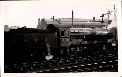 Foto Ak York Yorkshire, Britische Eisenbahn, NER S3 Class No. 931, Dampflok, LNER, 1934, 4-6-0