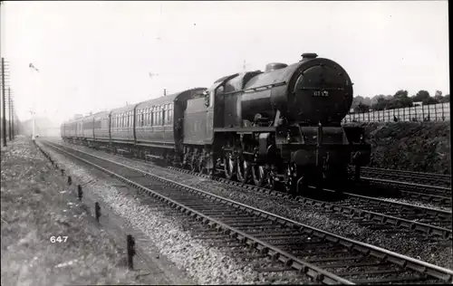 Foto Ak Britische Eisenbahn, LMS Royal Scot Class No. 6142, Dampflok, 4-6-0