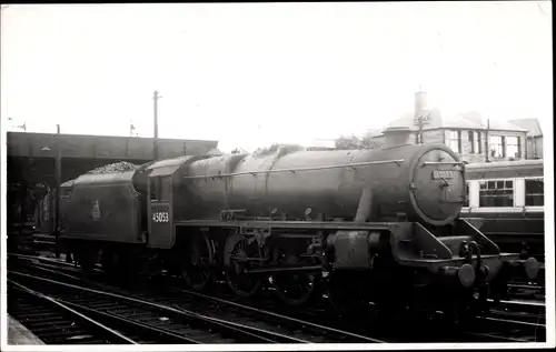 Foto Britische Eisenbahn, LMS Class 5 No. 5053, Nr. 45053, Dampflok, 4-6-0, 1955