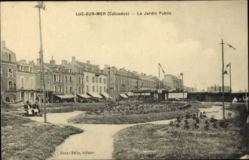 Ak Luc sur Mer Calvados, Jardin Public