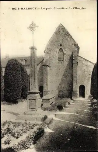 Ak Bois Halbout Calvados, le Petit Cimetière de l' Hospice