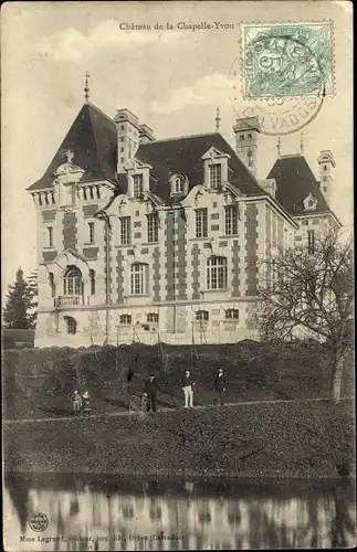 Ak La Chapelle Yvon Calvados, Château