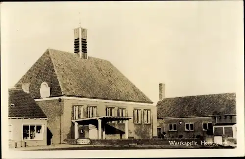 Ak Westkapelle Walcheren Zeeland, Herv. Kerk