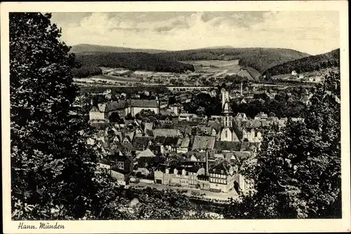 Ak Hann. Münden in Niedersachsen, Gesamtansicht