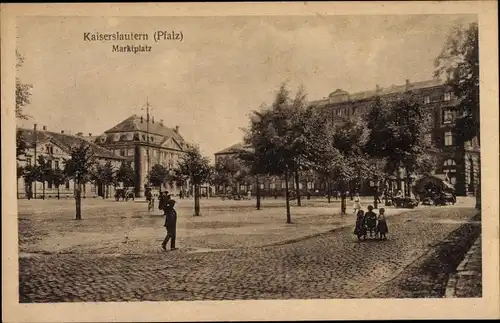 Ak Kaiserslautern in der Pfalz, Marktplatz