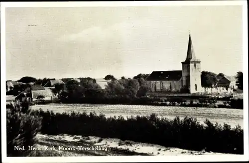 Ak Hoorn Terschelling Friesland Niederlande, Ned. Herv. Kerk