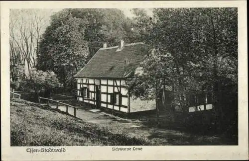 Ak Stadtwald Essen im Ruhrgebiet, Schwarze Lene