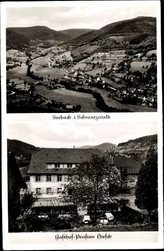 Ak Seebach Schwarzwald, Gasthof Pension Hirsch