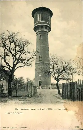 Ak Kirchheim unter Teck Baden Württemberg, Wasserturm