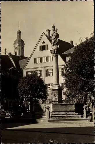 Ak Mindelheim im Unterallgäu, Brunnen