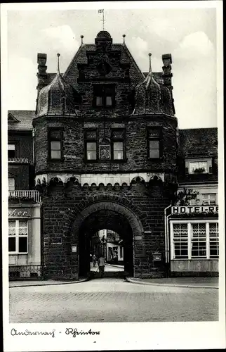 Ak Andernach am Rhein, Rheintor