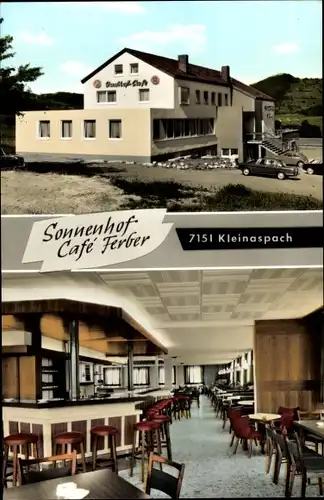 Ak Kleinaspach Aspach bei Backnang Württemberg, Sonnenhof Café Ferber