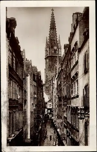 Ak Saint Malo Ille et Vilaine Bretagne, La Grande Rue