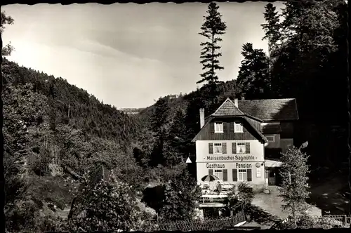 Ak Bad Liebenzell im Schwarzwald, Pension zur Maisenbacher Sägmühle