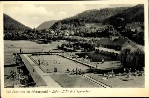 Ak Bad Liebenzell im Schwarzwald, Freibad