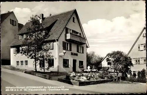 Ak Lützenhardt Waldachtal im Schwarzwald, Gasthaus Blume