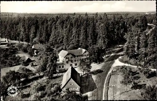 Ak Hallwangen Dornstetten im Schwarzwald Württemberg, Pension grüner Baum