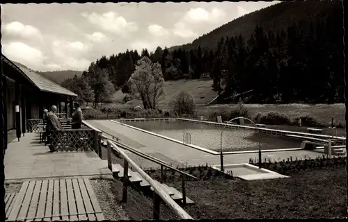 Ak Alpirsbach im Schwarzwald, Schwimmbad