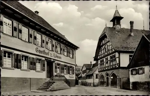 Ak Rötenbach Alpirsbach im Schwarzwald, Gasthaus z. Löwen