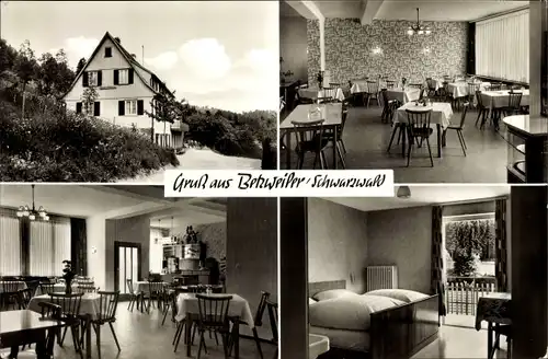 Ak Betzweiler Loßburg im Schwarzwald, Pension Waldesruh