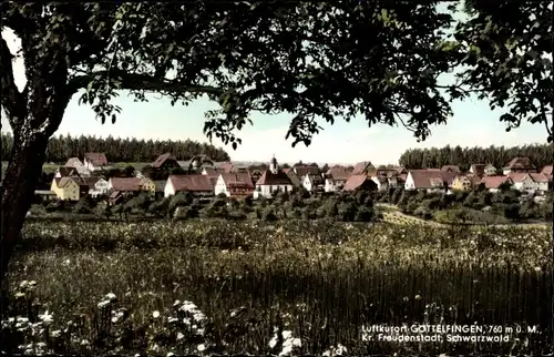 Ak Göttelfingen Seewald im Schwarzwald, Gesamtansicht