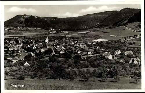 Ak Deggingen in Württemberg, Panoramablick über den Ort